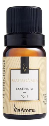 Essência Via Aroma Clássica Macadâmia 10ml