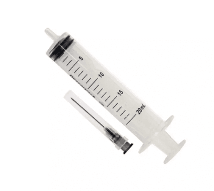 Seringa 20ml com Agulha Luer Lock 22g1 Medix
