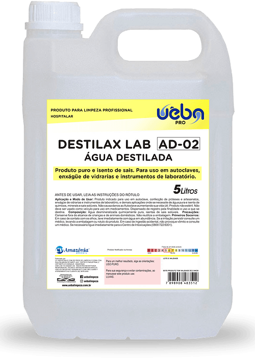 Agua para Autoclave BBNA 5L