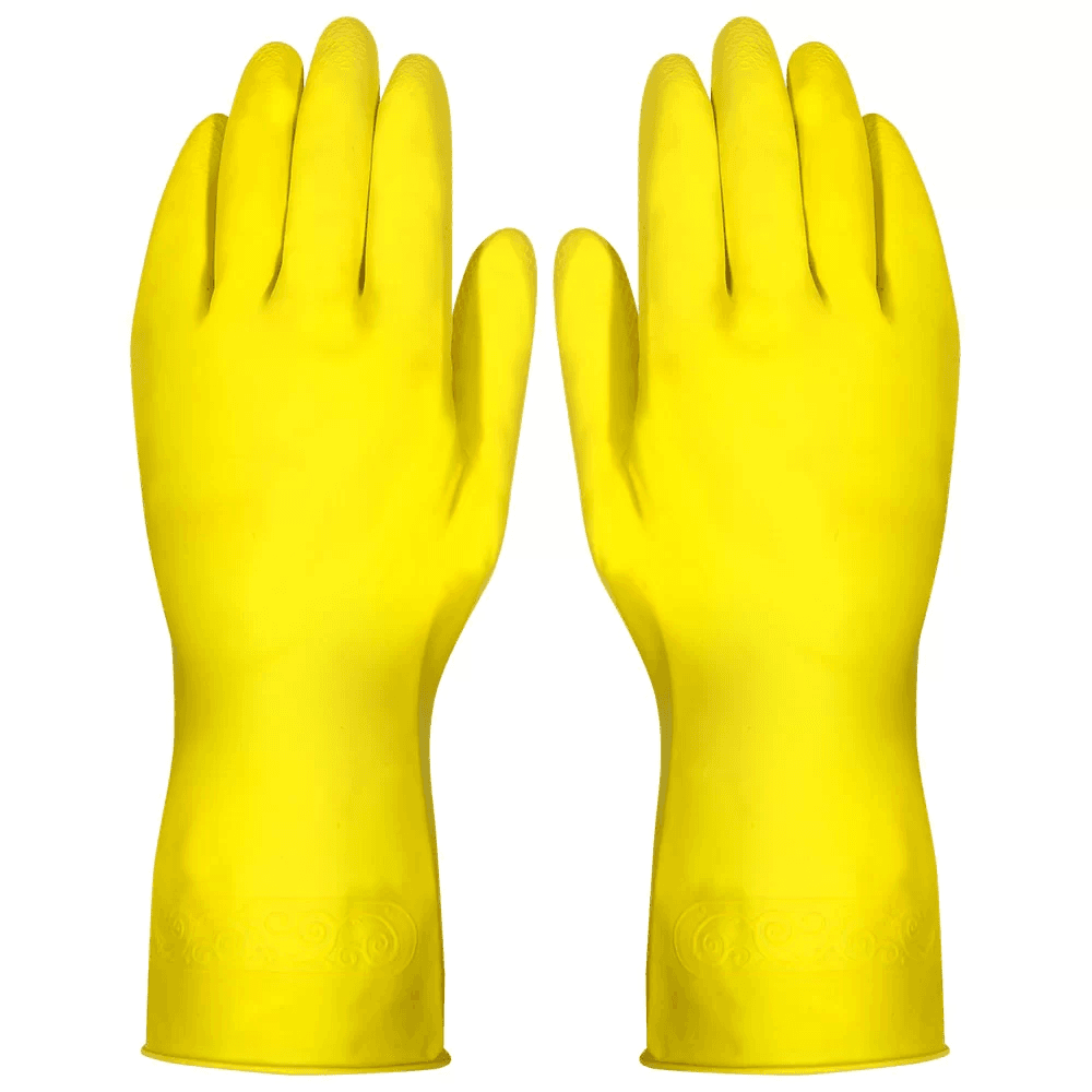 Luva Latex Amarela - G