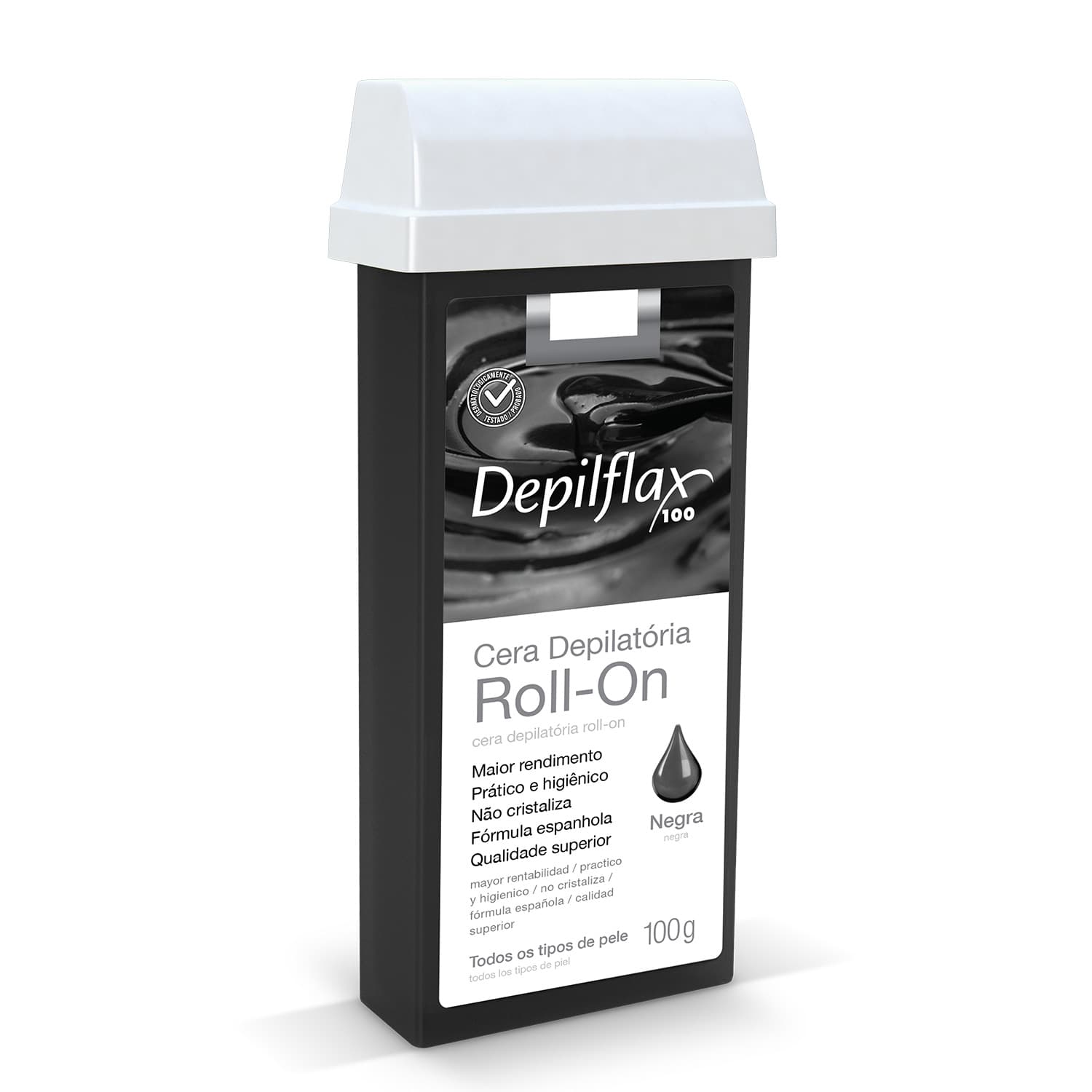Cera Rollon Negra Depilflax