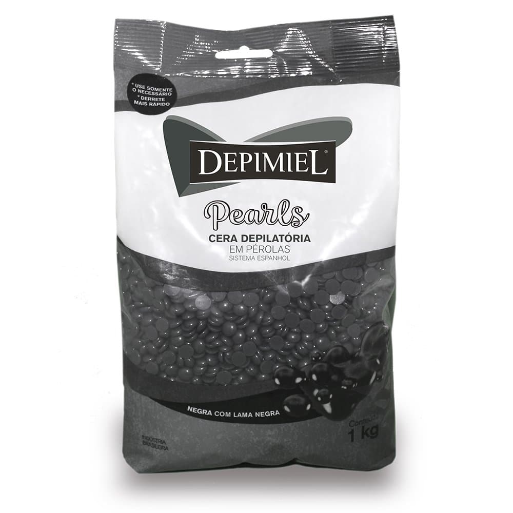 Cera Negra Granulada 1000g Depimiel
